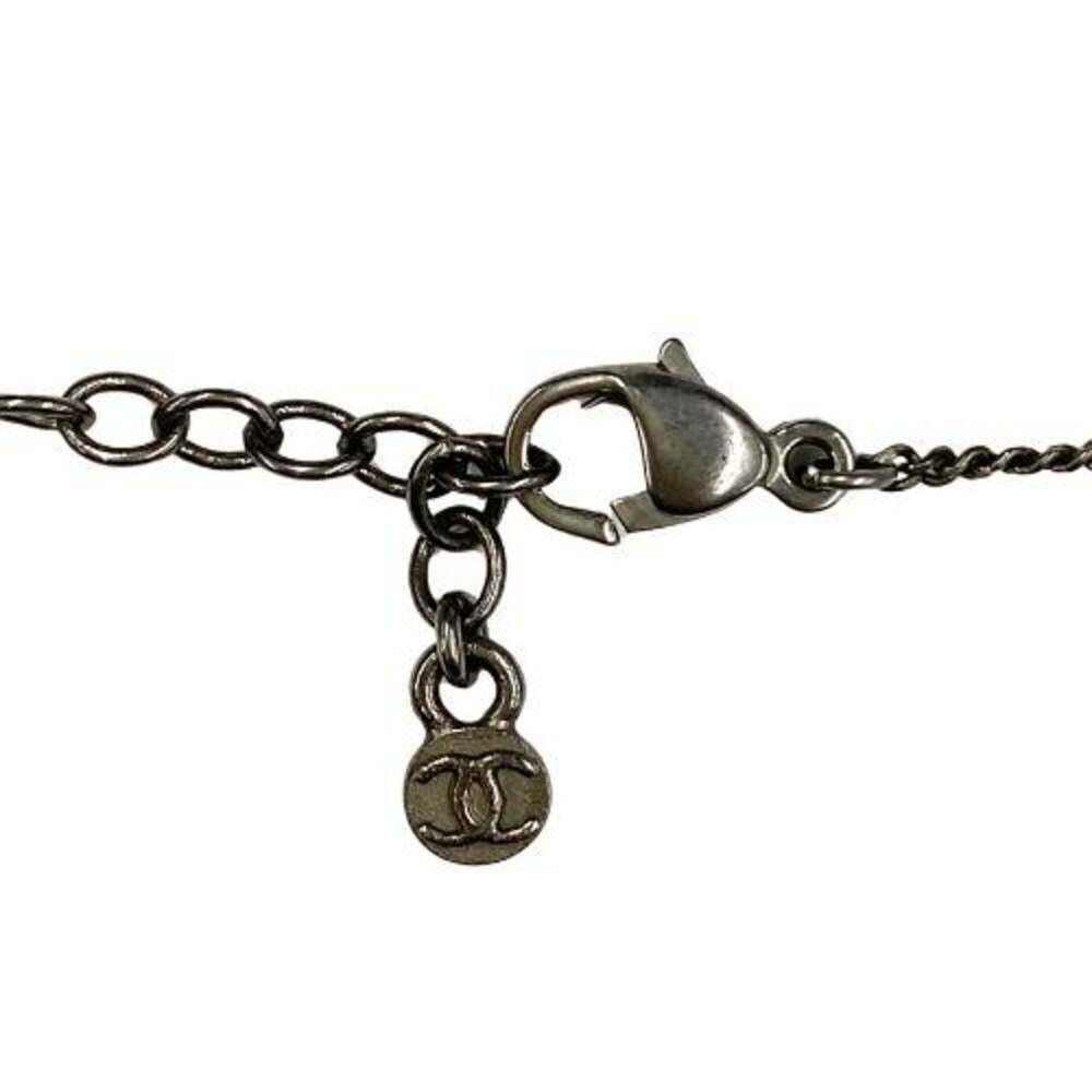 CHANEL Vintage Silver Logo Necklace - Picture 5 of 5